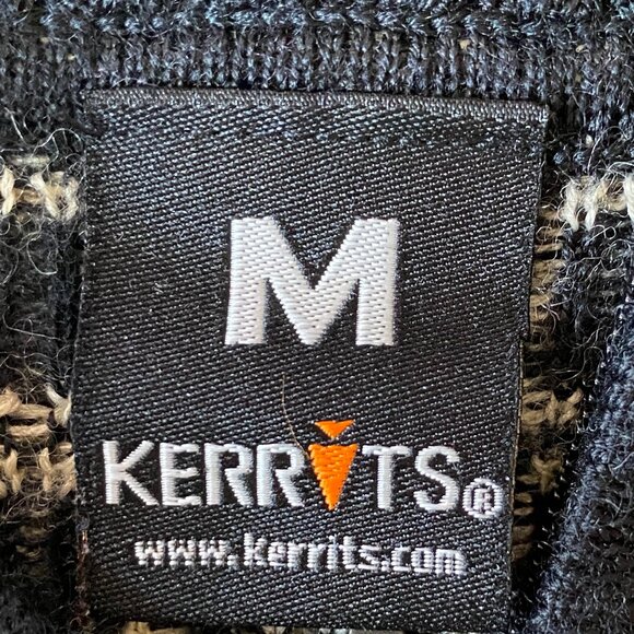 Kerrits Wool Blend Equestrian Sweater Jacquard Horse ¼ Zip Riding Countryside-M - Picture 10 of 13